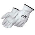 Premium Grain Goatskin Driver Gloves w/ Fleece Lining